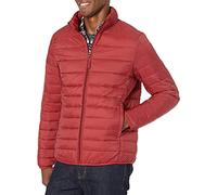Amazon Essentials Piumino Leggero Impermeabile Pieghevole (Disponibile in Taglie Extra Forti) Uomo, Rosso Mattone, M