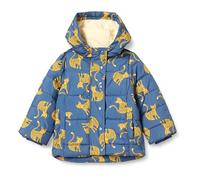 Amazon Essentials Piumino Pesante da Ragazza con Cappuccio, Impermeabile, Gatto Blu, XXL