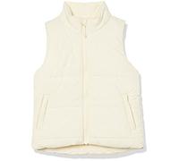 Amazon Essentials Piumino Smanicato Pesante Bambine e Ragazze, Avorio, 8 Anni