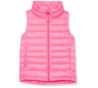 Amazon Essentials Piumino Smanicato Ripiegabile Impermeabile Leggero Bambine e Ragazze, Rosa Fluo, 9 Anni
