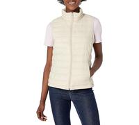 Amazon Essentials Piumino Smanicato Ripiegabile Impermeabile Leggero Donna, Grigio Pietra, XXL