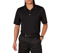 Amazon Essentials Polo da Golf a Maniche Corte ad Asciugatura Rapida Uomo, Nero, XS