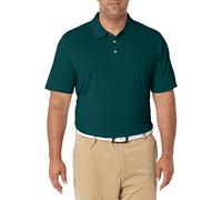 Amazon Essentials Polo da Golf a Maniche Corte ad Asciugatura Rapida Uomo, Verde Scuro, XXL