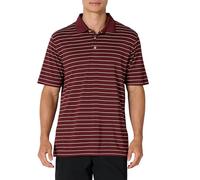 Amazon Essentials Polo da Golf a Maniche Corte Traspirante Ad Asciugatura Rapida Uomo, Bordeaux Scuro, XL