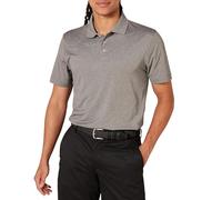 Amazon Essentials Polo da Golf, Maniche Corte, Slim Fit, Asciugatura Rapida Uomo, Grigio Scuro Puntinato, M