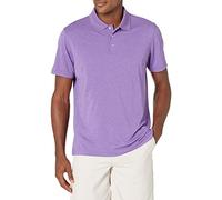Amazon Essentials Polo da Golf, Maniche Corte, Slim Fit, Asciugatura Rapida Uomo, Porpora Puntinato, M