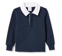 Amazon Essentials Polo da rugby a maniche lunghe Bambini e ragazzi, Blu Marino, 3 anni