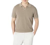 Amazon Essentials Polo da Uomo a Maniche Corte in Maglia, vestibilità Regolare, Marrone Fungo, XL