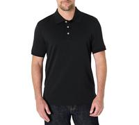 Amazon Essentials Polo da Uomo Regular Fit Interlock, Nera, S