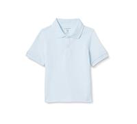Amazon Essentials Polo Uniform in piqué a Maniche Corte, Azzurro, 3T