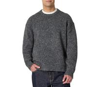 Amazon Essentials Pullover Girocollo in Finto Mohair, Vestibilità Rilassata Uomo, Carbone Puntinato, XS