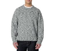 Amazon Essentials Pullover Girocollo Pesante Multicolore, Vestibilità Rilassata Uomo, Nero Mélange, XXL