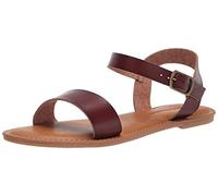 Amazon Essentials Sandali con Fibbia e Due Cinturini Donna, Marrone, 36 EU
