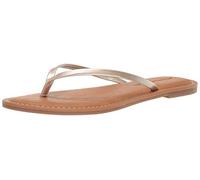 Amazon Essentials Sandali Infradito Donna, Oro, 41 EU