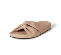 Amazon Essentials Sandalo con Motivo Intrecciato Donna, Beige, 41 EU
