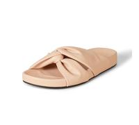 Amazon Essentials Sandalo con Motivo Intrecciato Donna, Beige Chiaro, 41 EU