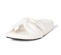 Amazon Essentials Sandalo con motivo intrecciato Donna, Bianco, 36 EU