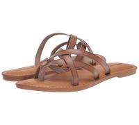 Amazon Essentials Sandalo Slide Basso con Cinturino Donna, Marrone Cenere, 44 EU