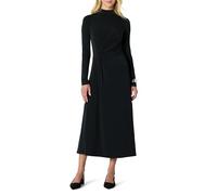 Amazon Essentials (Scelto da Demi) Abito Corto Stile Maxi a Maniche Lunghe, Taglio Fit and Flare Donna, Nero, XS