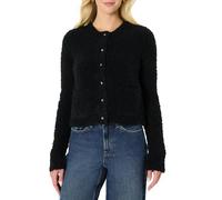 Amazon Essentials (Scelto da Demi) Giacca con Bottoni Bouclé in Misto Lana, Vestibilità Classica Donna, Nero, S