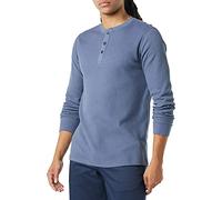 Amazon Essentials Serafino a Nido D’Ape a Maniche Lunghe Regular Fit Uomo, Indaco, S