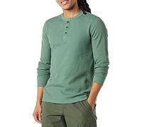 Amazon Essentials Serafino a Nido D’Ape a Maniche Lunghe Regular Fit Uomo, Verde, XS