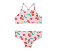 Amazon Essentials Set Bikini da Bambina, Colore: Rosa Pomodoro Rosso Fragole, XXL