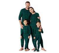 Amazon Essentials Set Pigiami Coordinati per la Famiglia, in Flanella, Vestibilità Comoda Uomo, Confezioni Multiple