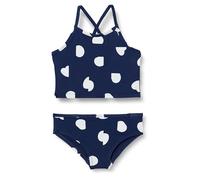 Amazon Essentials Set Tankini da Bambina, Blu Scuro a Pois Astratti, 3T