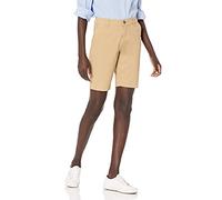 Amazon Essentials Short Bermuda Chino, Vestibilità Slim, Vita Media, Interno Gamba 25 cm Donna, Marrone Kaki, 50