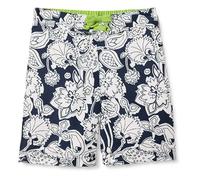 Amazon Essentials Shorts da Bagno ad Asciugatura Rapida, Pantaloncini da Bagno Bambini e Ragazzi, Blu Marino Folk Floral, 9 Anni