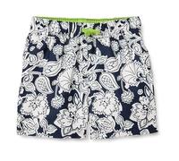 Amazon Essentials Shorts da Bagno ad Asciugatura Rapida, Pantaloncini da Bagno Bambini e Ragazzi, Blu Marino Folk Floral, 4 Anni