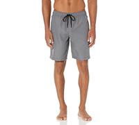 Amazon Essentials Shorts da Bagno da 23cm con Fodera Interna in Rete, Tasche, Chiusura con Coulisse Uomo, Carbone, L