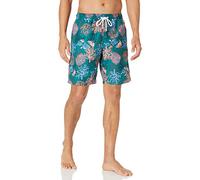 Amazon Essentials Shorts da Bagno da 23cm con Fodera Interna in Rete, Tasche, Chiusura con Coulisse Uomo, Arancio Corallo, L