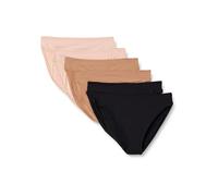 Amazon Essentials Slip Premaman Under The Bump in Microfibra Color Pesca, Nero/Bronzo Lavato/Petali Morbidi, S