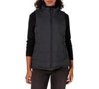 Amazon Essentials Smanicato con Cerniera di Peso Medio Donna, Nero, S