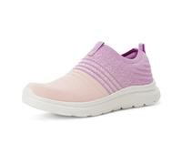Amazon Essentials Sneakers Slip-on Leggeri in Maglia Unisex - Bambini e ragazzi, Viola Rosa Gradiente, 36 EU