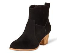 Amazon Essentials Stivaletti Western Con Tacco a Strati Donna, Nero, 39 EU