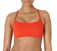 Amazon Essentials Sujetador Deportivo FormFlex de Alto Rendimiento para Yoga, Suave y Ligero, con Espalda en Y Mujer, Rojo Brillante, L