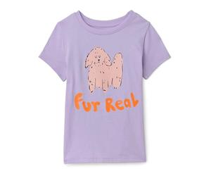 Amazon Essentials T-Shirt a Maniche Corte Bambine e Ragazze, Lilla Cane, 5 anni