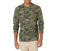 Amazon Essentials T-Shirt a Maniche Lunghe Slim Uomo, Verde Mimetica, XXL