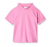Amazon Essentials T-Shirt Rashguard a Manica Corta Bambine e Ragazze, Rosa Shocking, 10 Anni