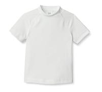 Amazon Essentials T-Shirt Rashguard a Manica Corta Bambini e Ragazzi, Bianco, 8 Anni