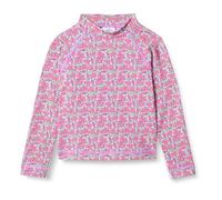 Amazon Essentials T-Shirt Rashguard a Manica Lunga Bambine e Ragazze, Lilla Rosa Shocking Posey Floral, 10 Anni