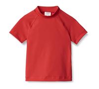 Amazon Essentials T-Shirt Rashguard a Maniche Corte da Ragazzo, Rosso Papavero Brillante, XL