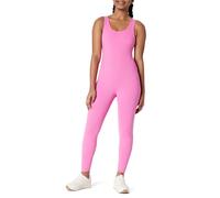 Amazon Essentials Tuta Aderente Integrale in Formflex con Cucitura Interna da 56cm Bambine e Ragazze, Rosa, 6-7 anni