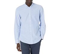 Amazon Essentials Uomo Camicia a Maniche Lunghe in Tessuto Oxford Elasticizzato dalla vestibilità Standard (Disponibile in Taglie Extra Forti)