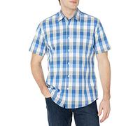 Amazon Essentials Uomo Camicia in Popeline a Maniche Corte Regular Fit