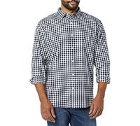 Amazon Essentials Uomo Camicia in Popeline Elasticizzato A Manica Lunga dalla vestibilità Aderente