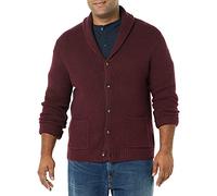 Amazon Essentials Uomo Cardigan Morbido a Maniche Lunghe con Collo Sciallato